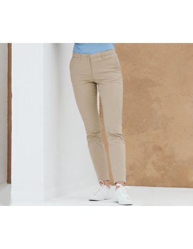 H-H651-Ladies Stretch Chino